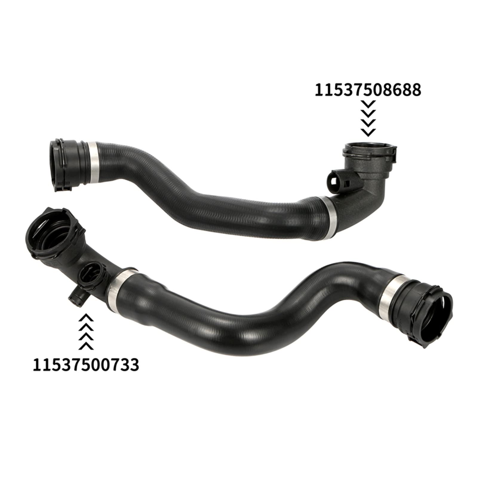 Samochodowy wąż płynu chłodzącego do BMW X5 E53 silnik samochodowy górny dolny wąż płynu chłodzącego Auto chłodnica połączenie zbiornika wody rura wodna części samochodowe