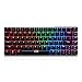 Produktbild ACGAM RGB Gaming Tastatur 105 Tasten mit Blue Switsches (RGB Beleuchtet, Anti-Ghosting, Voll programmbierbar, Ergonomisches Design und Deutsches Layout QWERTZ) Mechanical Gaming Keyboard