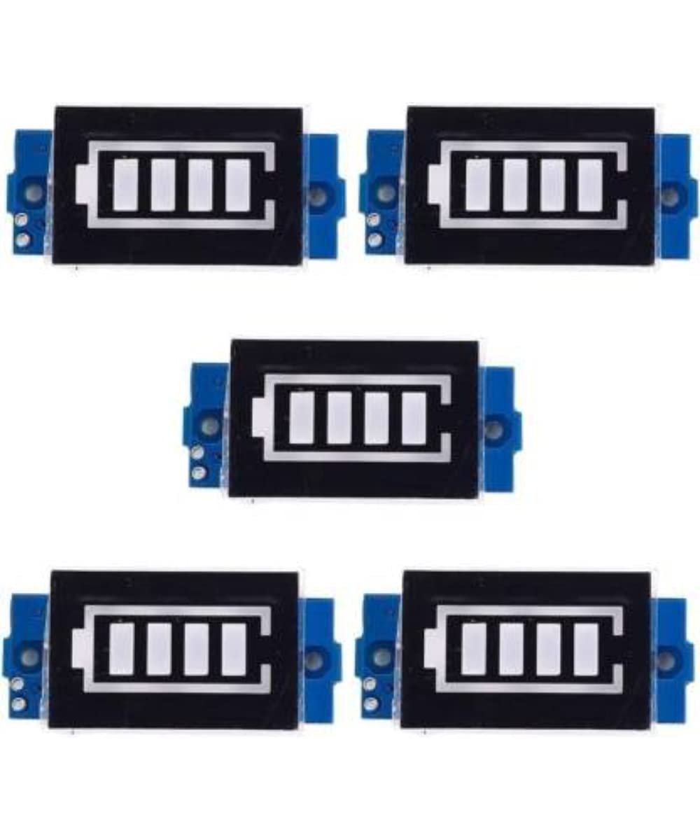 TechSupreme Pack Of 5 3S Lithium Battery Pack Power Indicator Board 11.1V-12.6V Display Electronic Components (B096TYBC4J) Amazon Price History, Amazon Price Tracker