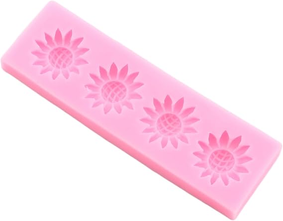 Sunflower Fondant Silicone Mold Sunflower Chocolate Candy Mold