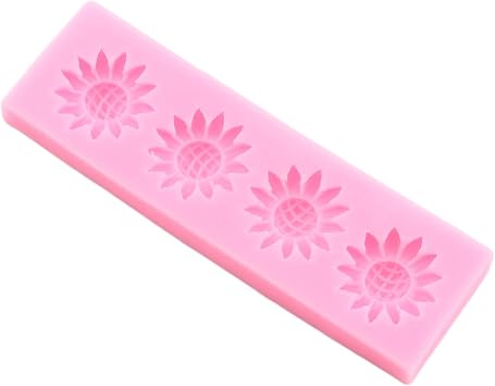 Sunflower Fondant Silicone Mold Sunflower Chocolate Candy Mold