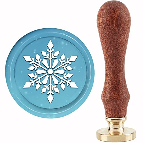 CRASPIRE Snowflake Wax Seal Stamp