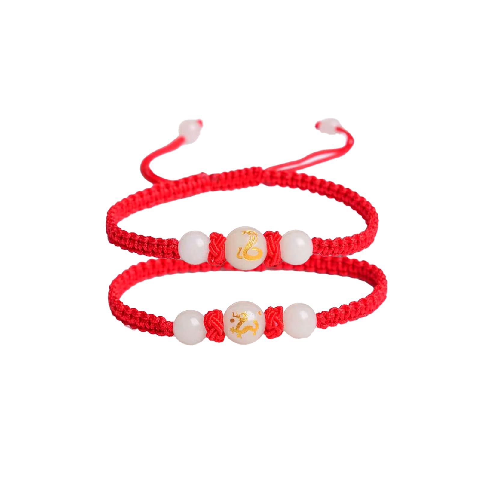 DivaGlamz 2025 New Year Of Snake Bracelets, Adjustable Chinese Zodiac Animal Good Luck Red Rope Braided Bracelet Lucky Snake Charm Fashion Gift Jewelry
