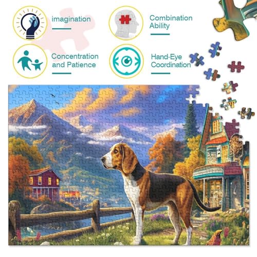 Rompecabezas Beagle de 1000 piezas: la solución antiestrés definitiva para desconectar en casa 3