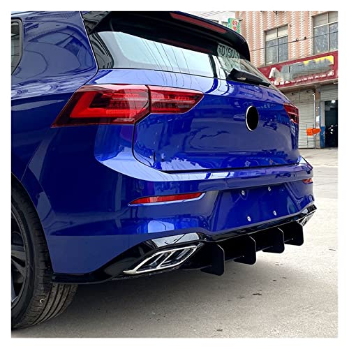 Diffuseur de course arrière Golf 8 MK8 séparateurs latéraux kit