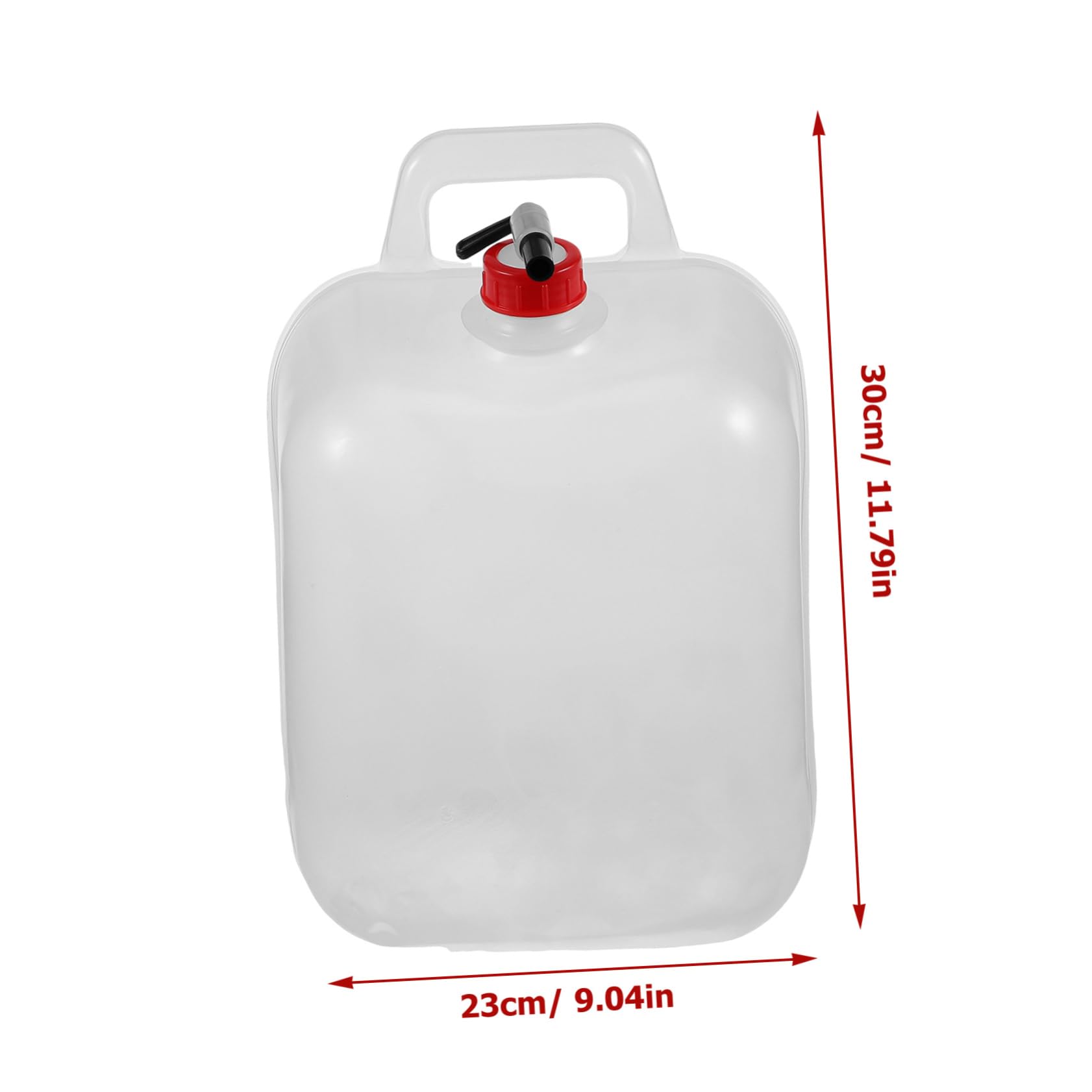 ARTSEWPLY 1pc Portable Water Tank Collapsible Camping Water Jug with Leak Spigot Food Grade Pe Material Multi Use as Fruit Bowl Bucket for Outdoor Activities Random Color