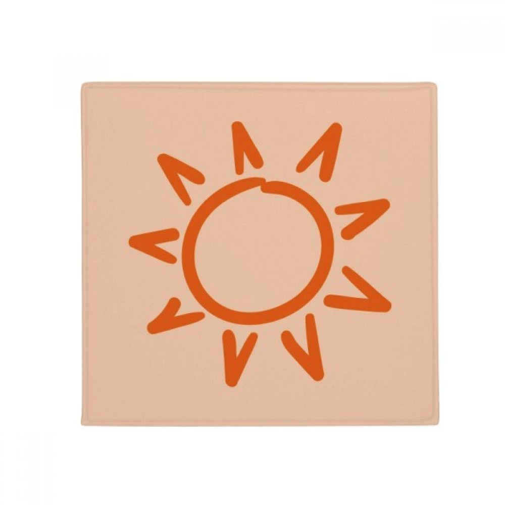 Cadeau 80x80cm original tapis de sol artistique peinture à la main pour pendaison
