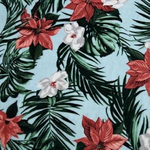 Tommy Bahama - Throw Blanket, Ultra Soft Coco Flannel Bedding, Island-Inspired Home Decor, Oeko-Tex Certified (Festive Palms Red, 50" x 70") Tommy Bahama Throw Blanket Ultra Soft Coco Flannel Bedding Island Inspired Home Decor Oeko Tex Certified Festive Palms Red 50 x 70