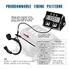 Runleader Digital Hour Meter & Tachometer for Small Engine, RPM & Accumulated Hours Display,Maintenance Reminder, User Shutdown, Use for ZTR Lawn Mower Tractor Generator
