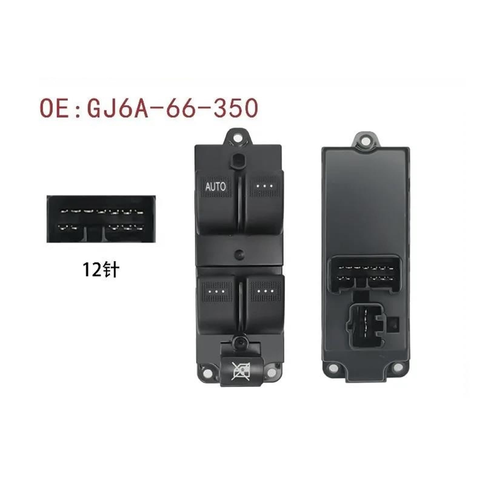 Für Pentium B50/MZD6 Elektrische Fensterheber-Baugruppe Glasheber-Schalter GJ6A-66-350 Geeignet Fensterheber Schalter Elektrische