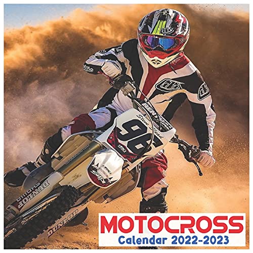 Motocross Calendar 2022-2023: Cute Office Calendar 2022-2023 Size 8.5 x 8.5 Inch,16 Month Calendar 2022-2023 For Women, Men, Kids & motocross Lovers...