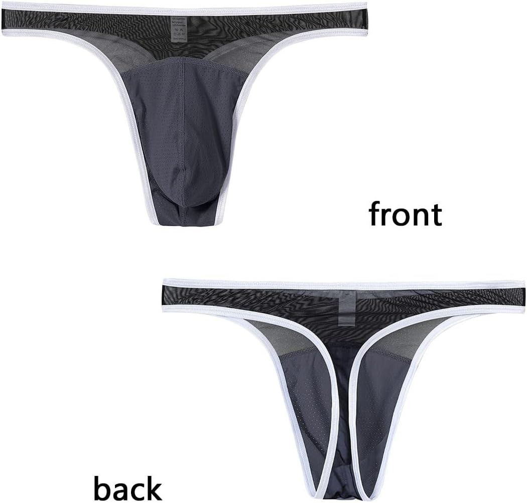 ZONBAILON Men's Thong and G String T-Back Low Rise Bulge Pouch Underwear - Image 6