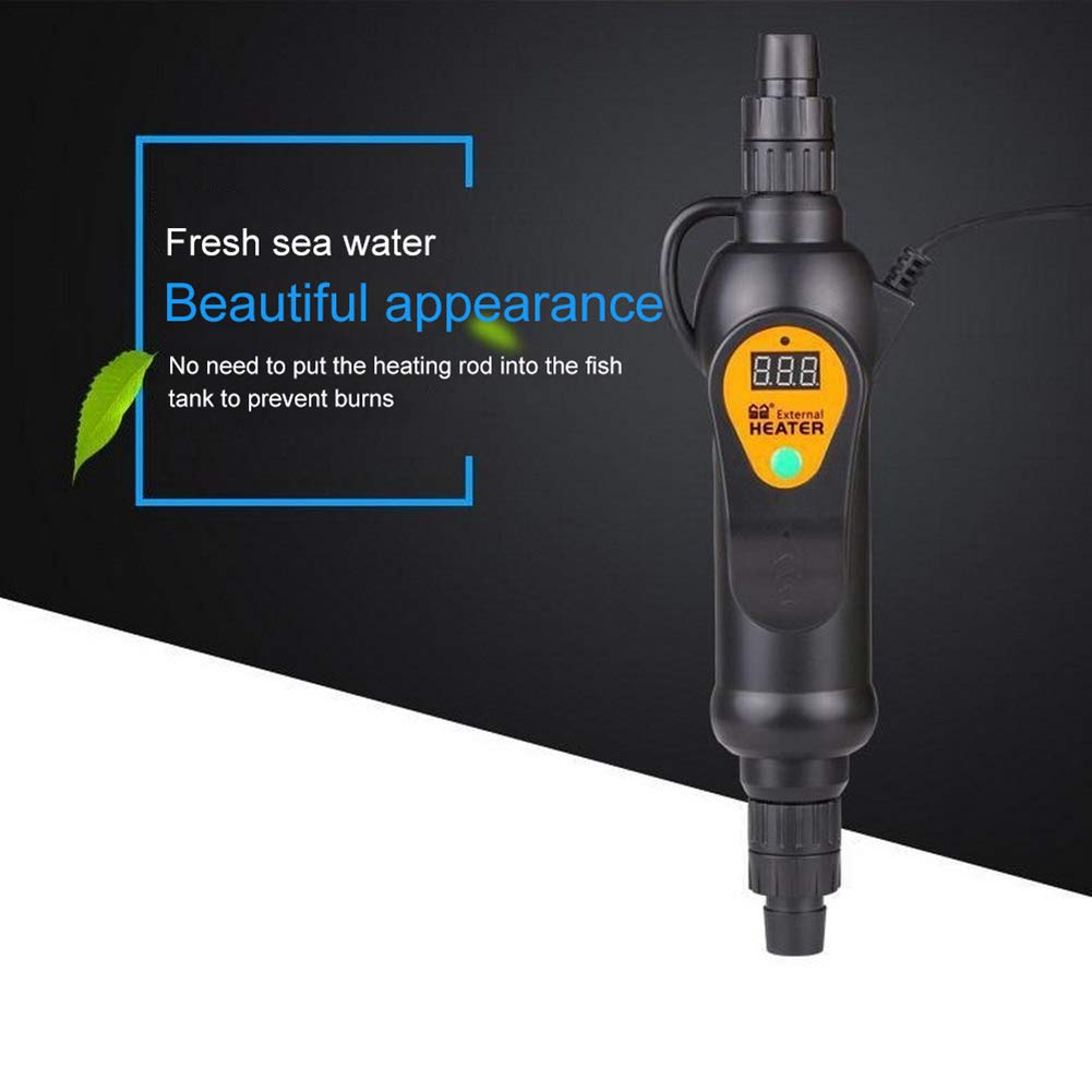 H&RB 300W / 500W Fish Tank Chauffe-Eau Température Réglable De Contrôle D'aquarium De Chauffage Externe Affichage Sensible,EH500