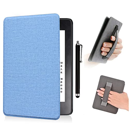 Custodia in Tessuto per Kindle 11a Generazione Modello C2V2L3. con Cinturino da Polso con Auto Wake-Sleep. Non Adatto per Paperwhite di 11a