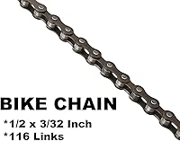 Vista 2 de MOHEGIA Cadena de bicicleta, cadena de bicicleta de una sola velocidad/6/7/8/9 velocidades