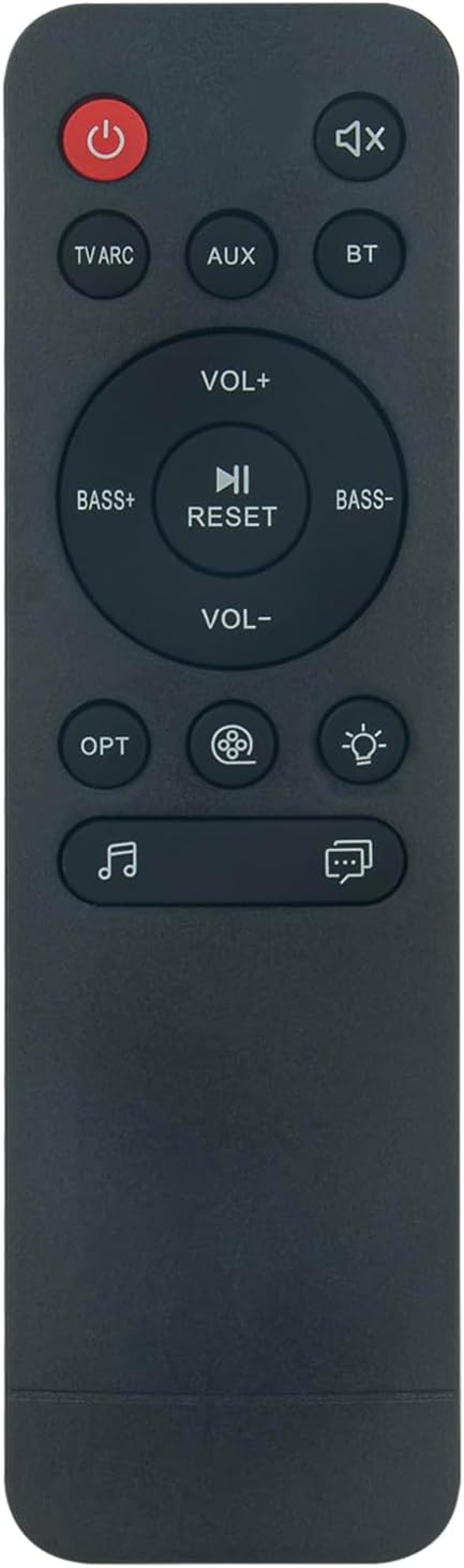 New Replaced Remote Control fit for PHEANOO 2.1 Compact Sound Bars Wall Mountable – P15