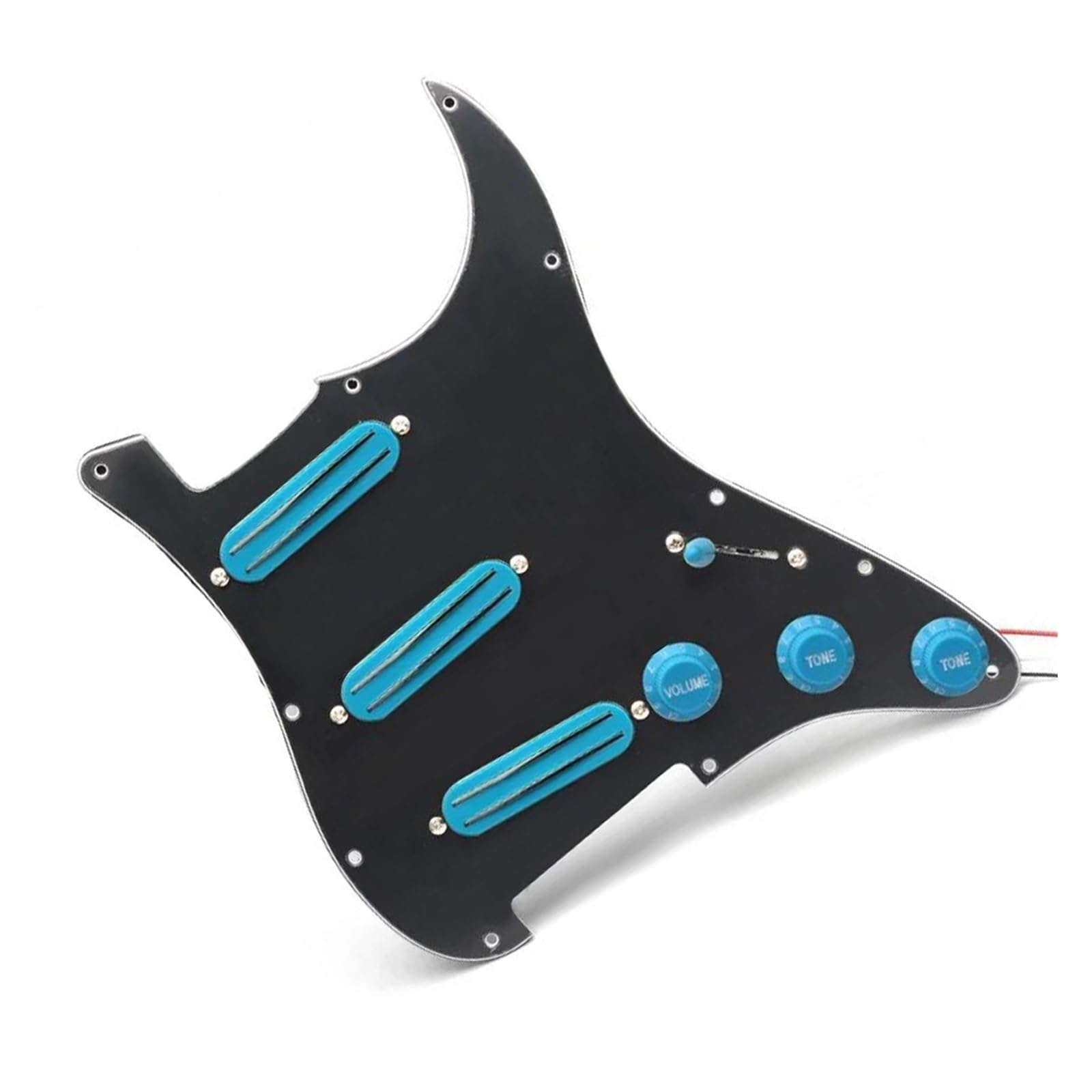 Micro guitare électrique pré câblé SSS avec bobines 9K anti-parasite - 3