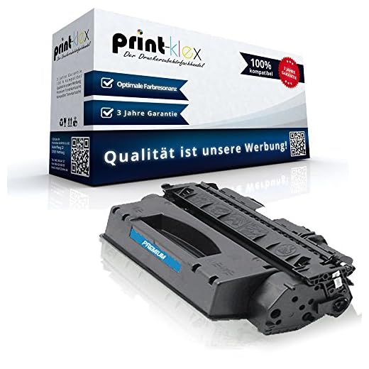 Print-Klex Tonerkartusche kompatibel für HP Laserjet P2015Series Laserjet P2015 X 53X Q7553X HP53 53 Schwarz Black - Easy Plus Serie