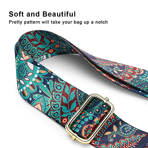 Image of nuoku Purse Straps Replacement Crossbody Straps for Purses Straps for Handbags Luggage Straps, Retro Green