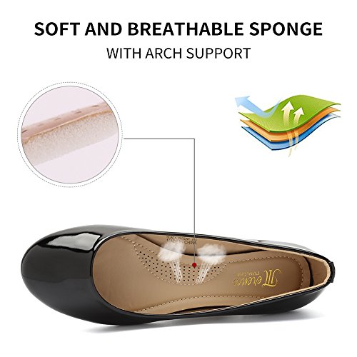 CIOR Women Ballet Flats Classy Simple Casual Slip-on Comfort Walking Shoes - Image 3