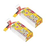 2pcs GNB GANENG 4S LiPo 15.2V 650mAh 120C XT30 Plug LiPo Batteries Packs for Size 90 to 150mm Brushless Drones Cinelog30 Protek25 Cinewhoop DIY FPV Freestyle Drone RC Drone