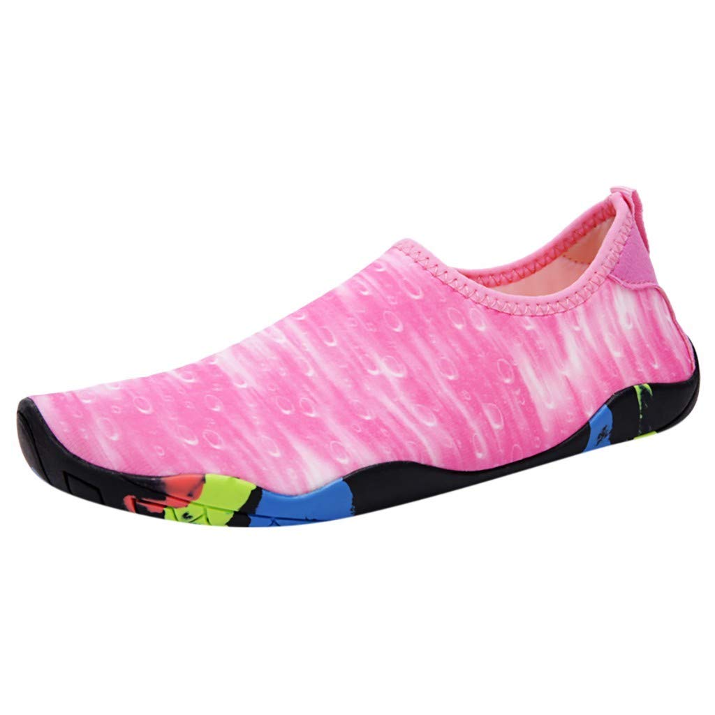 Water Shoes Mens Womens Unisex Sports Aqua Shoes Couple Swimming Shoes Barefoot Quick Dry Aqua Shoes Lightweight Durable Sole for Beach Pool Sand Swim Surf Yoga Water Exercise