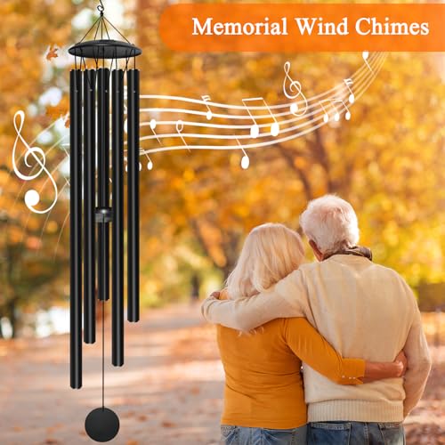 Large Wind Chimes for Outside Deep Tone, 65" Deep Tone Wind Chimes for Outside Porch Garden Patio Balcony Memorial Room Decor, Memorial Sympathy Gift for Loss of Loved One