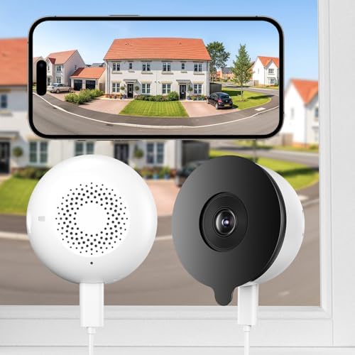 W3 Window Camera 3MP 2K Window Camera, 5G & 2.4GHz WiFi Indoor Camera for Home Security ...