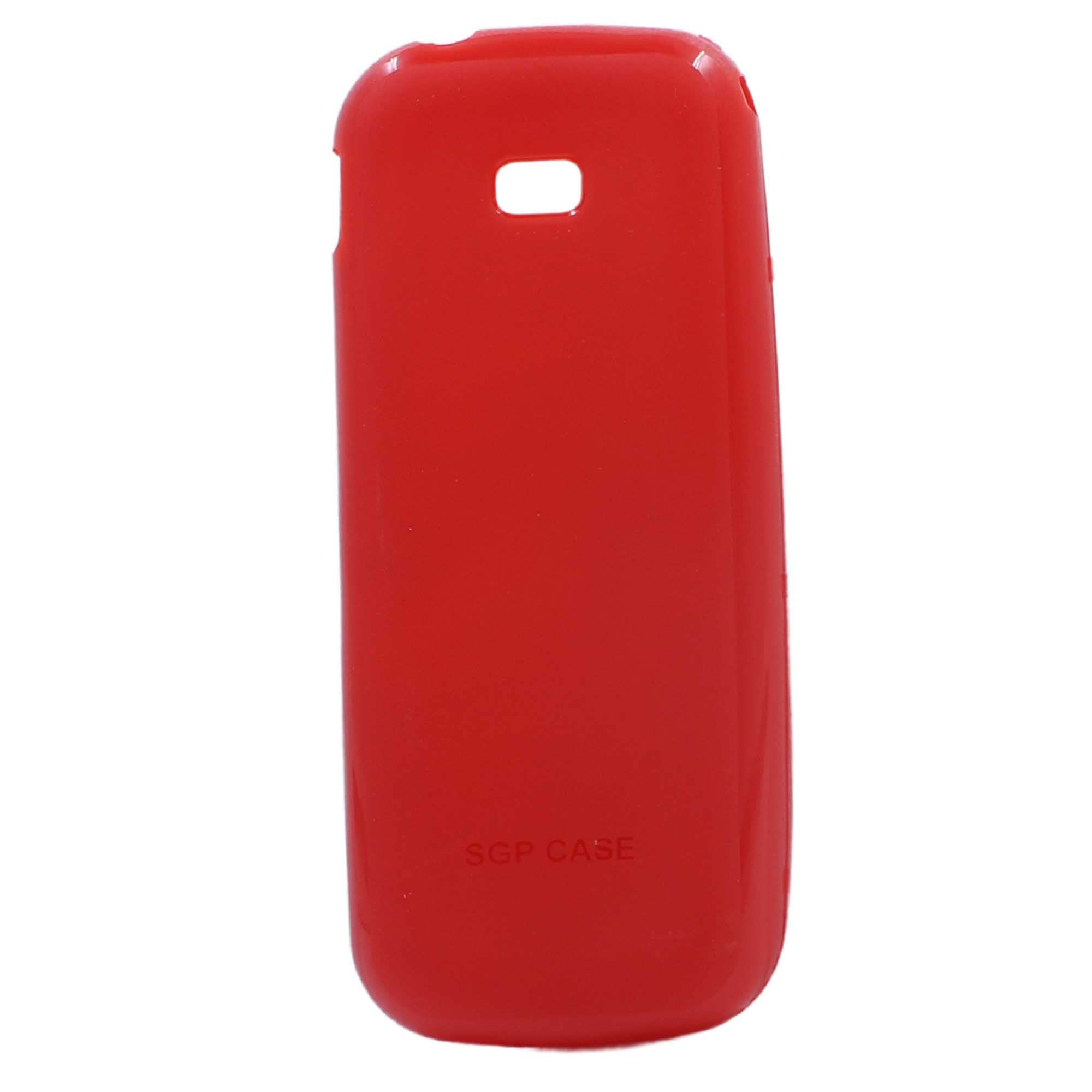 Videotronix Generic SGP Color Silicon Back Case Cover Pouch for Samsung Metro B313/Samsung Metro B312 (Red)-picture-13