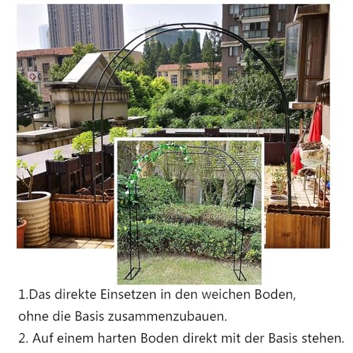 Support pour plantes intérieur extérieur et arche de jardin grand format
