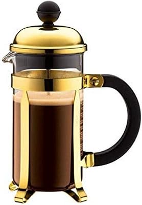 Bodum Chambord 3-Cup Coffee Maker, Gold, 0.35 Litre/ 12oz
