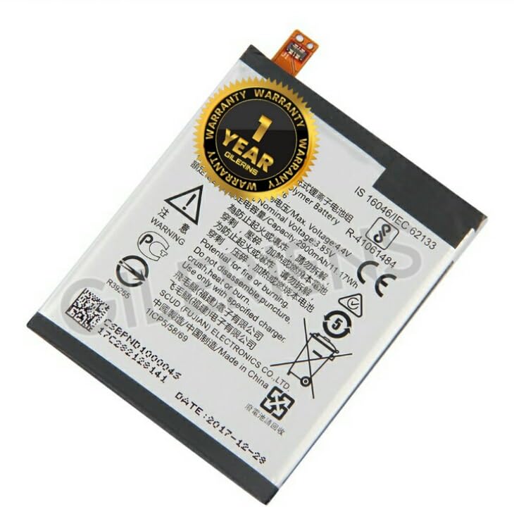 GILERINS® Original HE336 Battery for Nokia 5 3.1 (TA-1063) / 5.1 (TA-1075) / (TA-1053) Battery with 1 Year Warranty ****(R231)