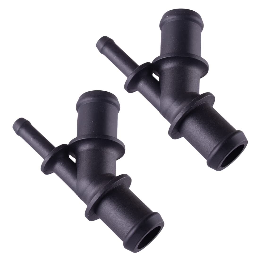 2 adaptadores de conector de agua para manguera de calefacción, de 3 vías, 22 mm-22 mm-8 mm