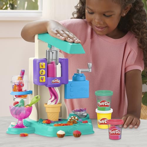 Play-Doh G0221 Rainbow Swirl Ice Cream Playset thumb #6