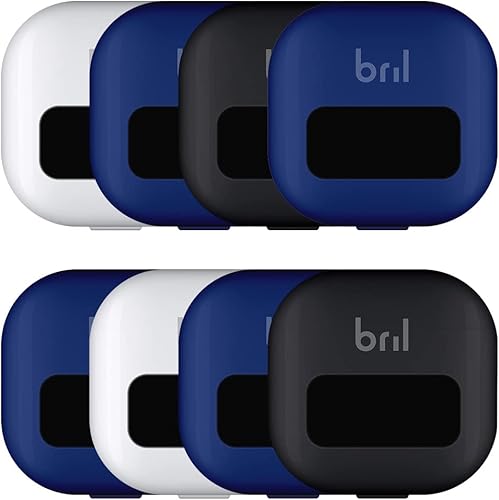 Bril Limpiador de cepillos de dientes UV-C, funda de cepillo portátil, soporte y estuche de viaje para cepillo de dientes de cualquier tamaño, azul