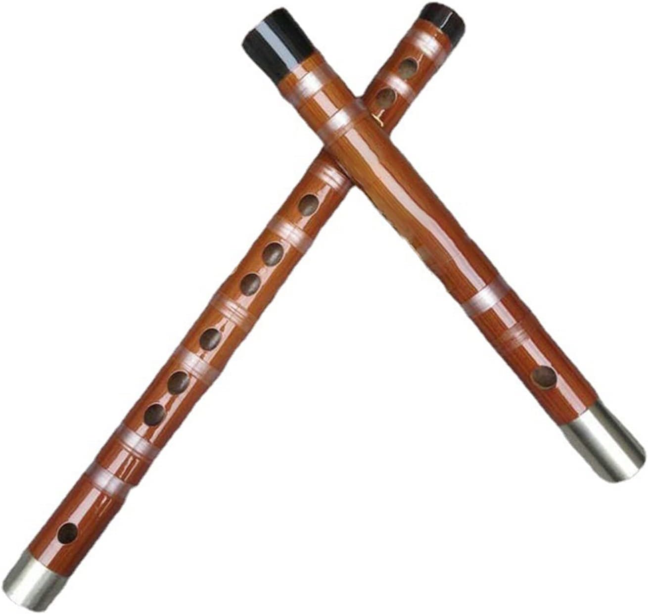 KERREY Beginners Bamboo Flute White Copper TwoSection