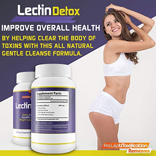 Lectin Detox - Colon Cleanser & Detox for Weight Loss - Detox Cleanse Detox Pills - Reduce Gut Size for A Quick Slim… - Image 6
