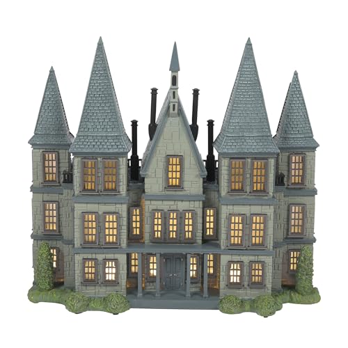 Malfoy Manor Harry Potter Village Department 56 edificio iluminado multicolor miniatura de 8"