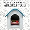 Medium-Indoor-Outdoor-Doghouse-Cozy-Shelter-with-Raised-Floor-Weatherproof-Floor-Drainage-Dog-Kennel-Temperature-Controlled-Ventilation-Slanted-Roof-Easy-No-Tool-Assembly-295x24x34 Cozy Shelter with Raised Floor