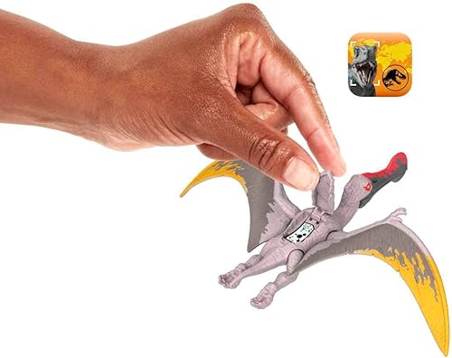 Miniatura 2 de Jurassic World Ornithocheirus Danger Pack Figura de acción Rastreadores de dinosaurios