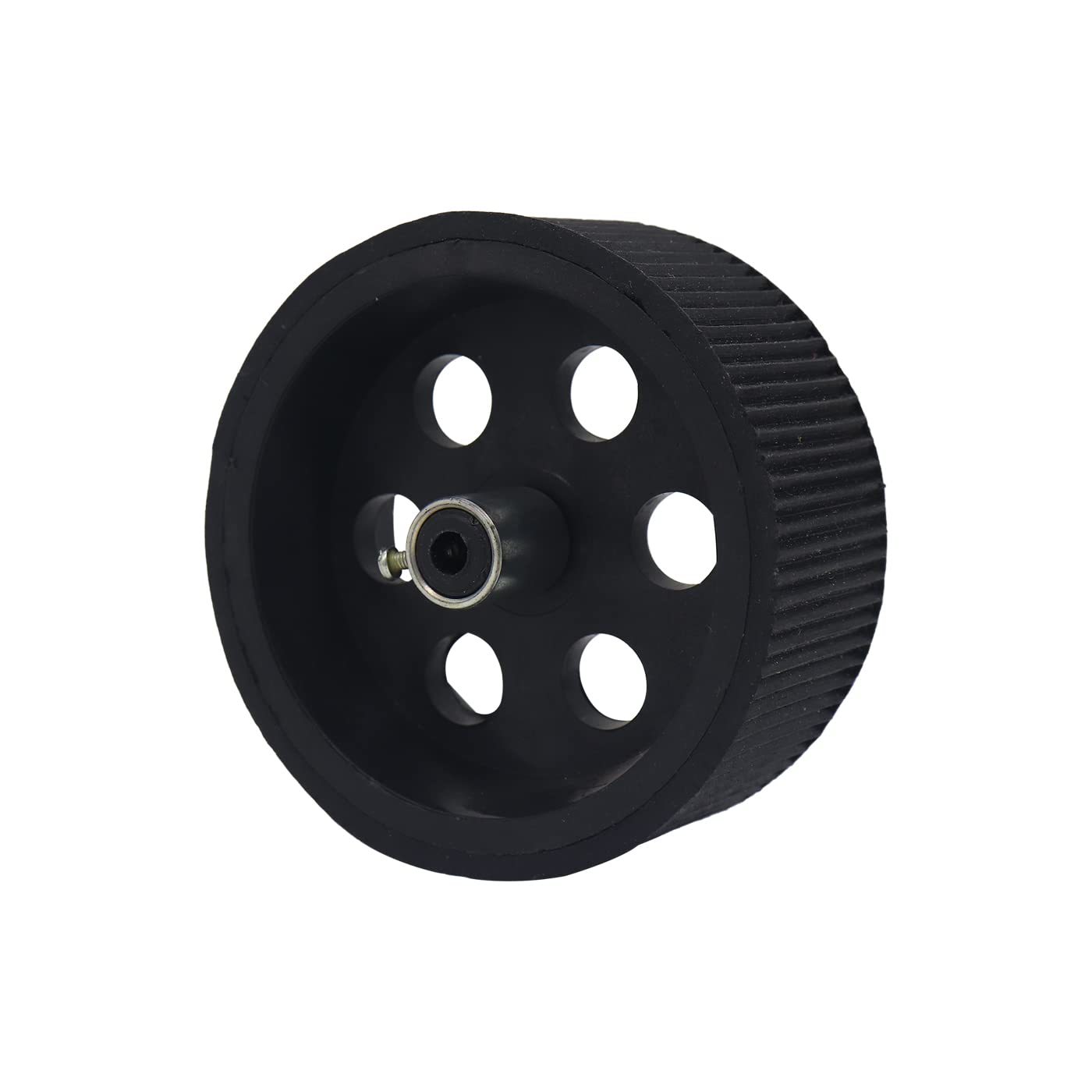Electronic Spices 95mm X 40mm Hard Plastic Build Rubber Cover Black Color 6mm Rod Compatible Heavy Duty Trolley Wheel Pack of 1pcs-image-43
