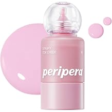 PERIPERA SYRUPY TOK CHEEK Liquid Blush| Dewy Finish with Long-Lasting Hydration, Buildable & Blendable Color, Natural Glow for Cheeks, Safe for Sensitive Skin 10 PALE LAVENDER