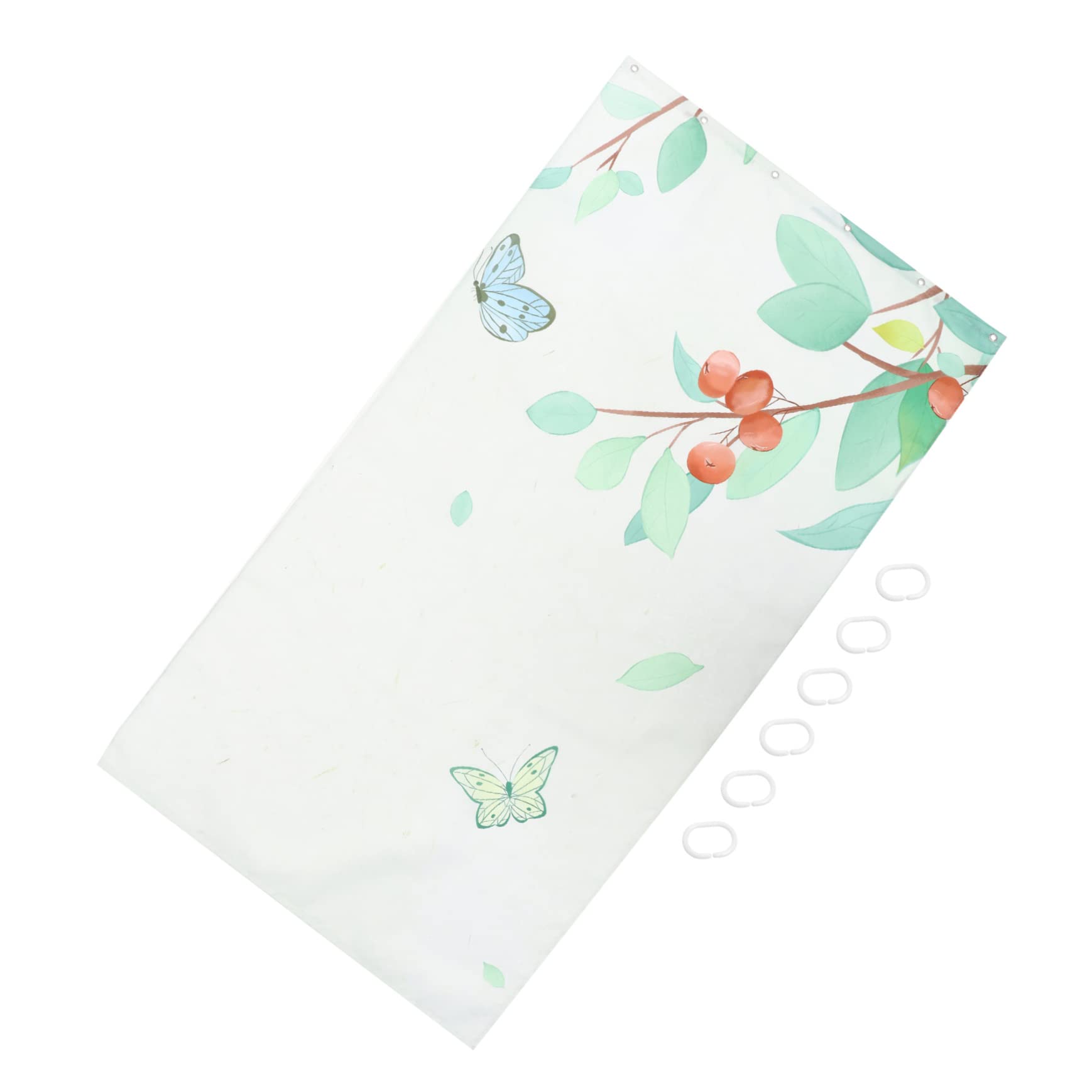 Rideau de salle de bain imperméable opaque motif décoration douche