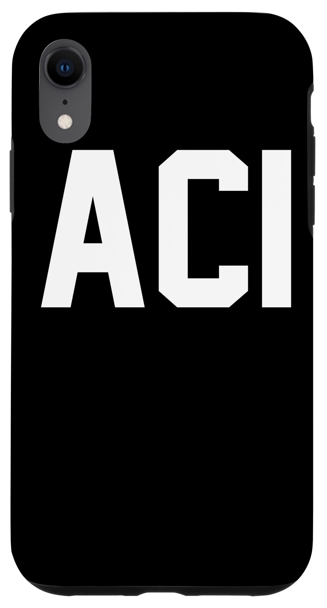 iPhone XR ACI International Airport Code Alderney Channel Islands Case
