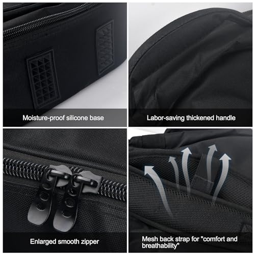 Housse de Guitare Acoustique de 41 Pouces, Sac à Dos Rembourré de Guitare 24MM, Etanche Guitare Etui de Transport, Guitar Gig Bag Case avec Poches Externes, Indéchirable 600D Oxford Tissu, Noir - Les Beatles, Paul McCartney, John Lennon, RIngo Starr, George Harrison Housse de Guitare Acoustique de 41 Pouces, Sac à Dos Rembourré de Guitare 24MM, Etanche Guitare Etui de Transport, Guitar Gig Bag Case avec Poches Externes, Indéchirable 600D Oxford Tissu, Noir – Image 6