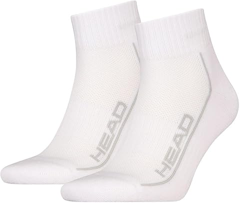 HEAD Calcetines All Sports Performance Quart 2 Pares Blanco Talla 43/46