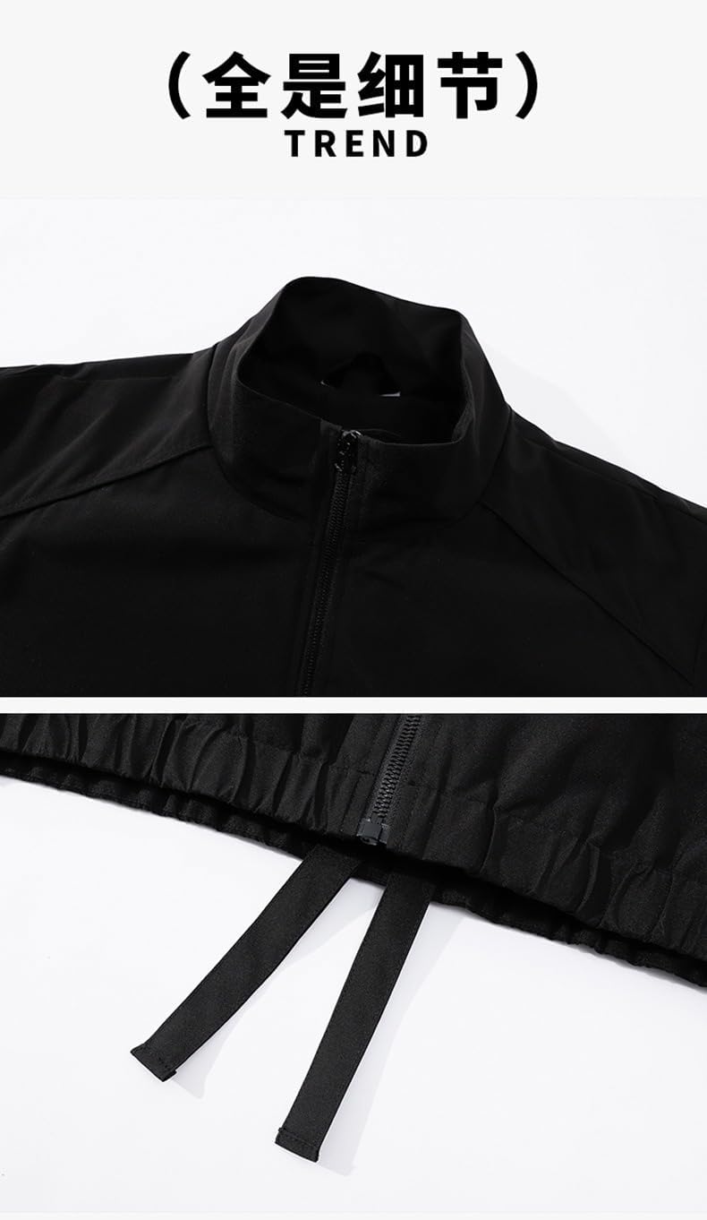Men's Stand Collar Workwear Jacket Spring Autumn Outwear