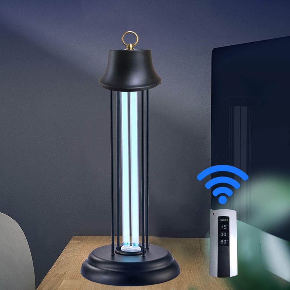 40W UV Disinfection Lamp, UV And Ozone Efficient Sterilization with 3 Timer Setting, 99.9% Antibacterial Rate And Clean The Air Used for Eliminate Bacteria And Viruses(15/30/60Minute)