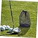 BESPORTBLE 4pcs Mesh Drawstring Golf Pouch Storage Bag for Golf Tennis and Sports Capacity for Easy to Clean and Portable