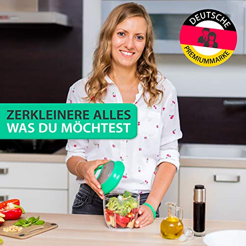 freegreen® GERMANY Gemüseschneider 940 ml Multi-Zerkleinerer I Zwiebelschneider I Universalzerkleinerer I Multischneider I Ideal für Obst &… – Ansicht 3